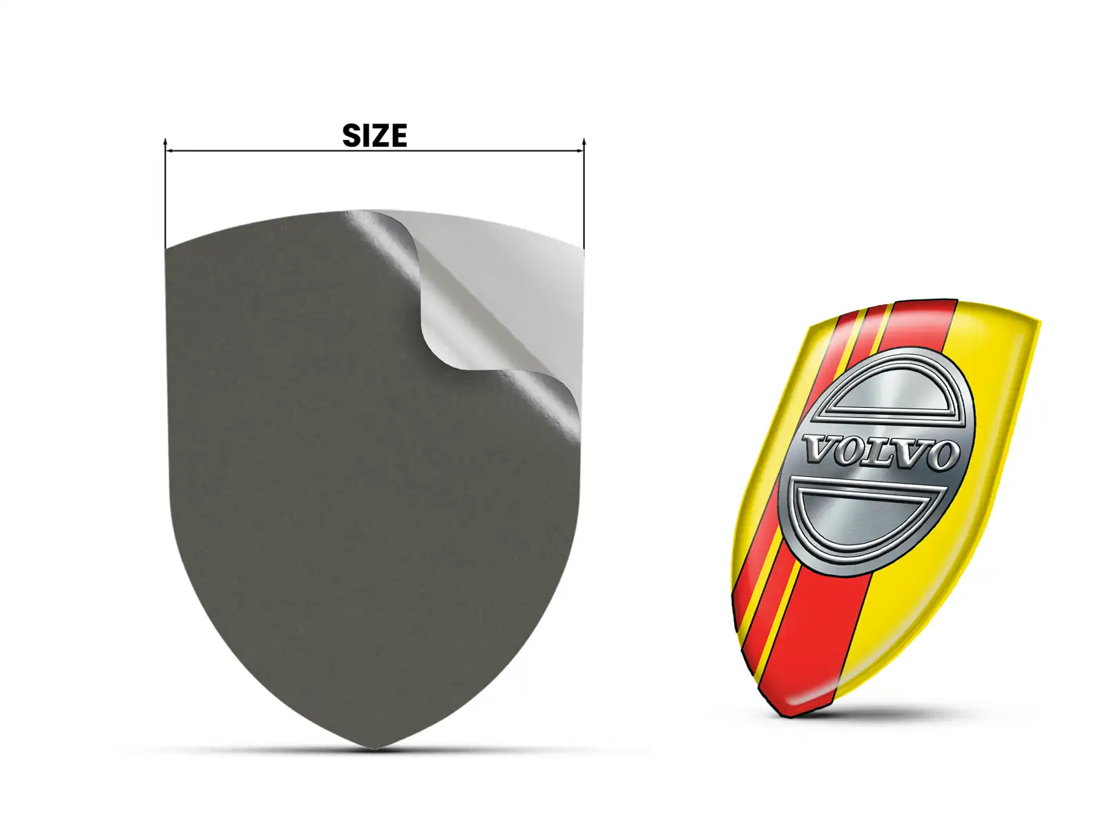 Volvo Logo Silicona Auto Máximo Duradero Estilo Pro Rendimiento